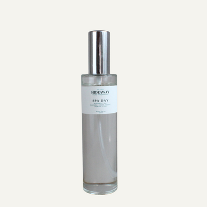 Luxury room spray inspired by spa rituals and coastal freshness - Hideaway Home Fragrances