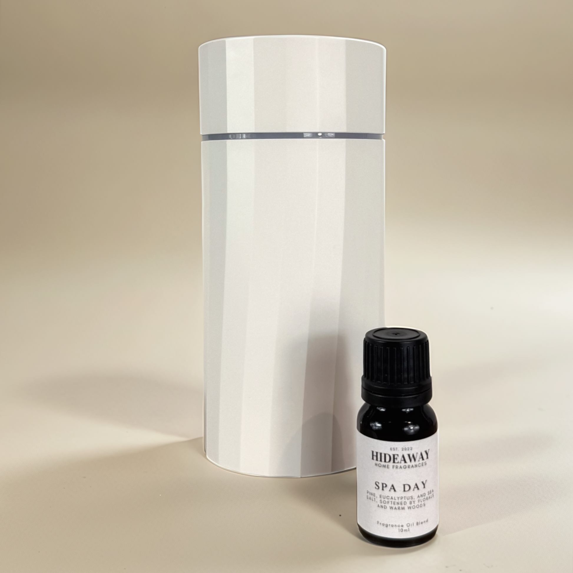 Refreshing and calming Spa Day Fragrance Oil blending floral and woody notes for a serene sanctuary — Hideaway Home Fragrances