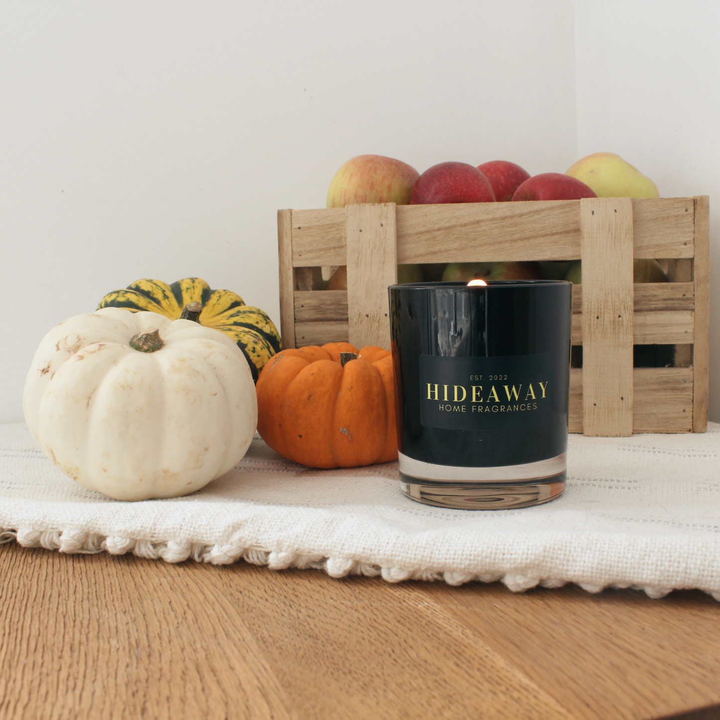 Autumnal Spiced Pumpkin Candle Refill with Cozy Clove and Nutmeg Scent – Hideaway Home Fragrances