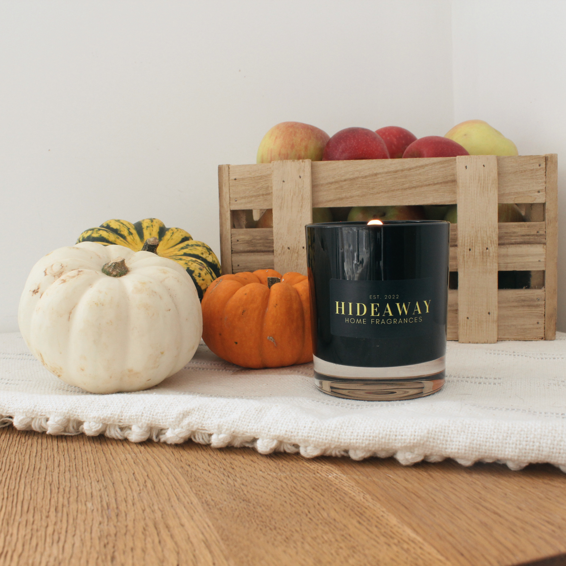 Autumnal Spiced Pumpkin Candle Refill with Cozy Clove and Nutmeg Scent – Hideaway Home Fragrances