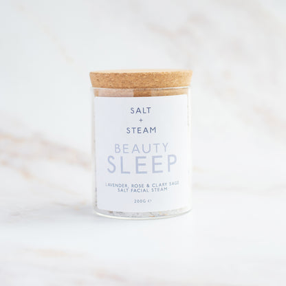 Beauty Sleep Facial Steam with lavender, rose, and clary sage for relaxation - Hideaway Home Fragrances