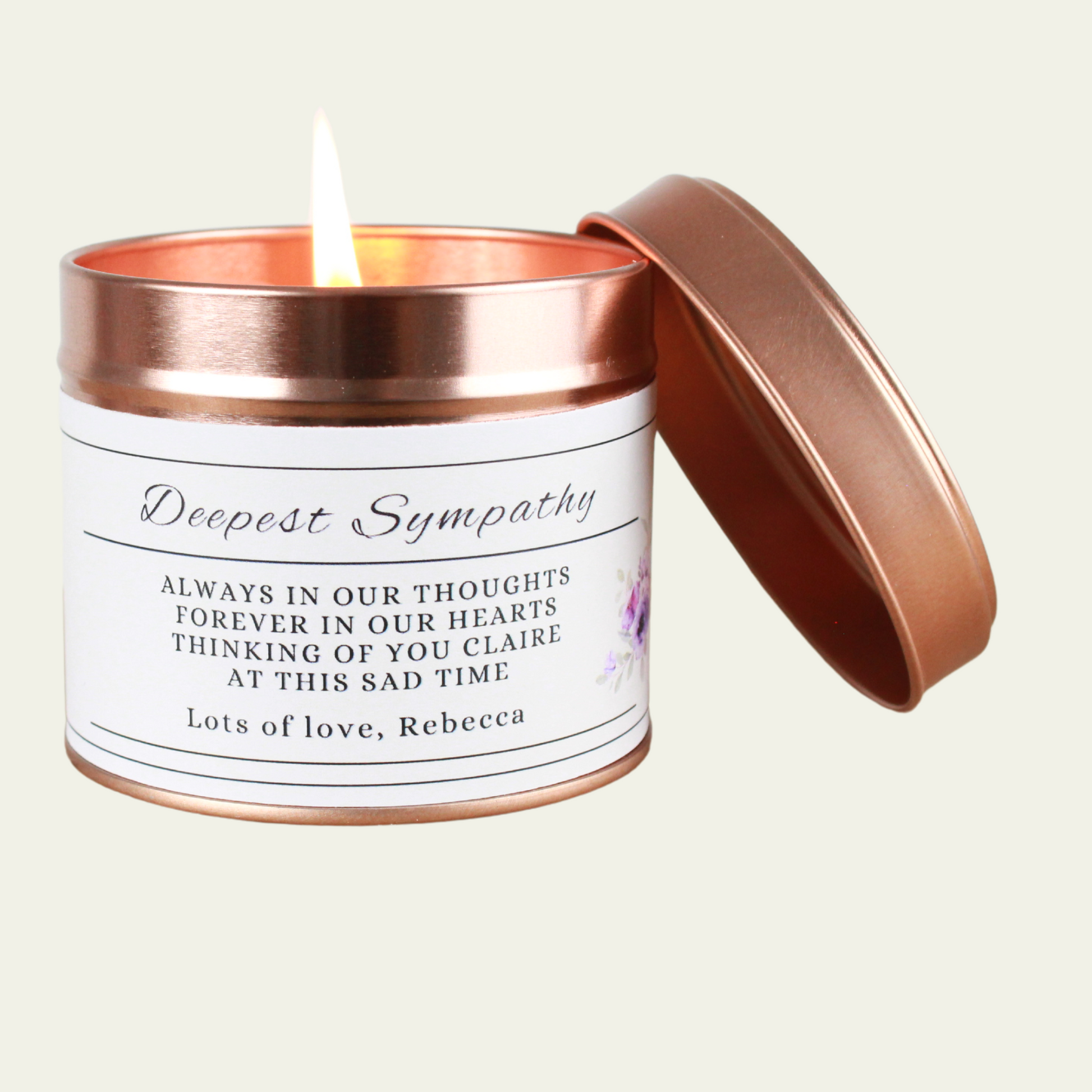 Sympathy Gift Bereavement Candle - Hideaway Home Fragrances