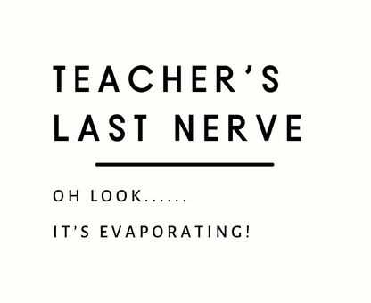 Funny personalized school leaving thank you hamper with a witty "teacher's last nerve" relaxation tribute candle and reed diffuser, elegantly boxed by Hideaway Home Fragrances.