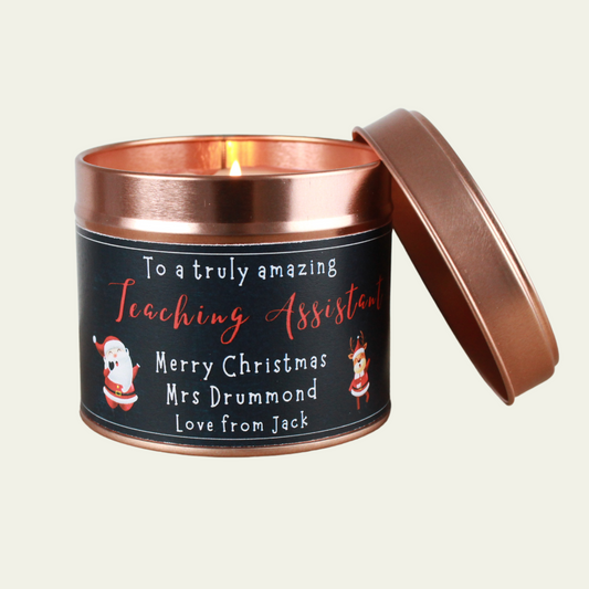 Teaching Assistant Christmas Thank You Gift - Hideaway Home Fragrances