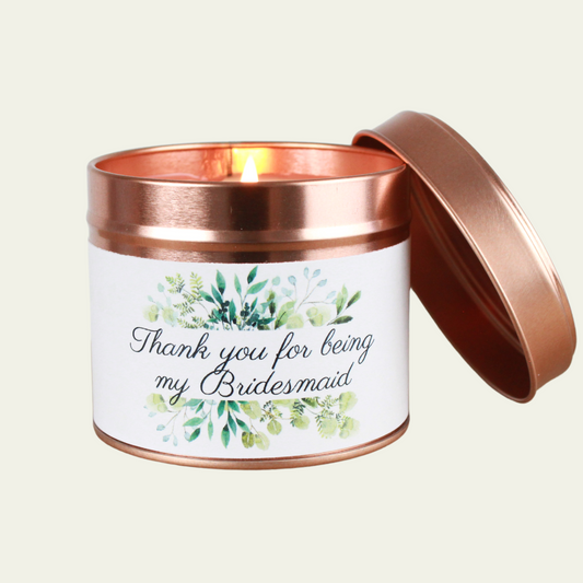 Thank you for being my Bridesmaid Gift - Hideaway Home Fragrances