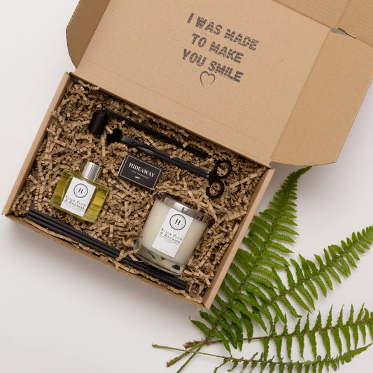 The Relaxing Sustainable Gift Box - Hideaway Home Fragrances