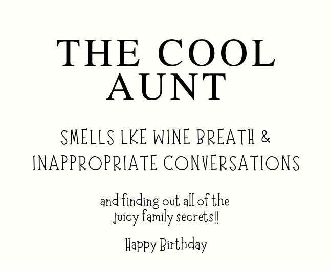 Close up of funny cool aunt luxury reed diffuser birthday gift for her - Hideaway Home Fragrances