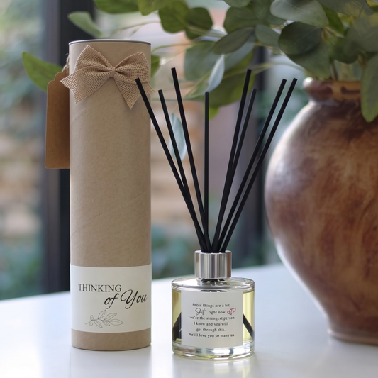 Funny "Things Are Shit" personalised thinking of you gift set with a luxury scented candle and reed diffuser – Hideaway Home Fragrances