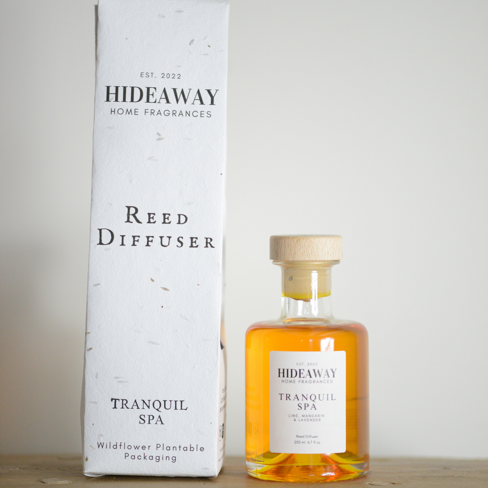 Reed Diffuser to create a peaceful, mood-enhancing atmosphere - Hideaway Home Fragrances