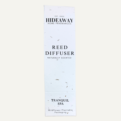 Spa-inspired reed diffuser for stress relief and revitalisation – Hideaway Home Fragrances