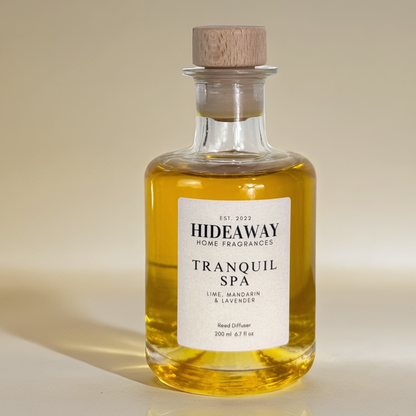 Uplifting 200ml reed diffuser with calming florals and citrus notes – Hideaway Home Fragrances