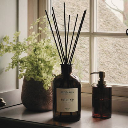 Extra large unwind reed diffuser 1000ml, relaxing aromatherapy scent for bedrooms and yoga studios