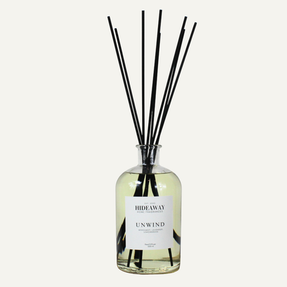 Statement 1000ml reed diffuser with lemongrass bergamot and lavender, long lasting peaceful aroma