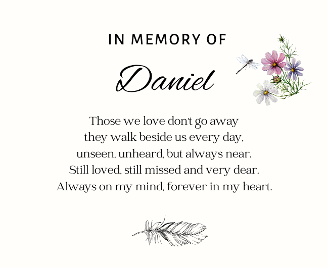 Luxury personalized bereavement condolence gift set with a comforting walking beside us tribute memory candle and reed diffuser, elegantly boxed by Hideaway Home Fragrances.