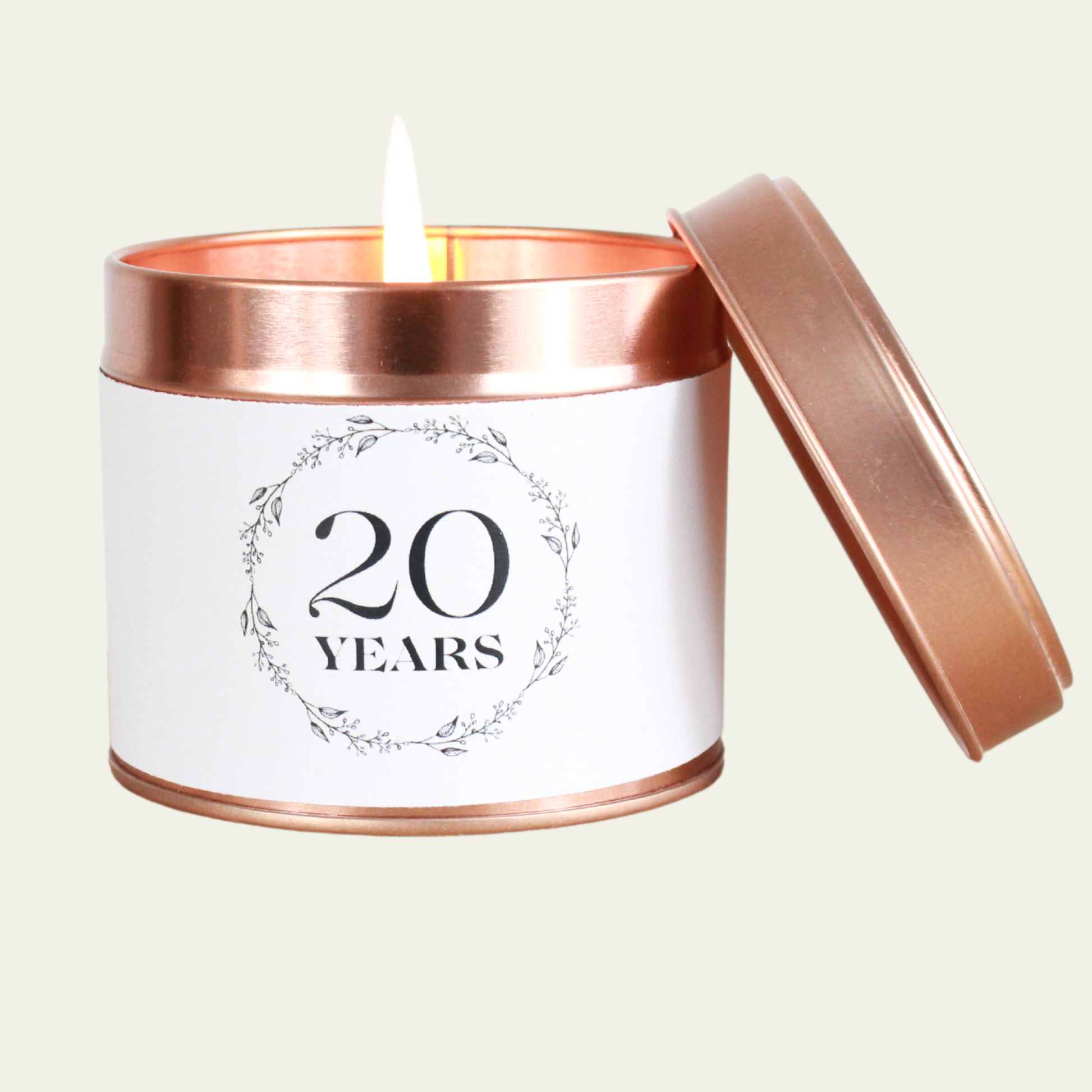 Wedding Anniversary Gift Personalised Candle Gift Any Years.