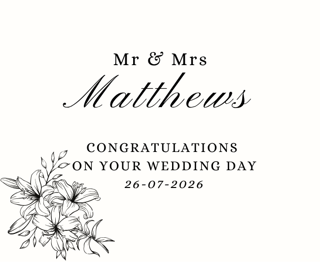 Elegant personalised wedding gift hamper for the newlyweds with a luxury fragrance candle and room diffuser – Hideaway Home Fragrances