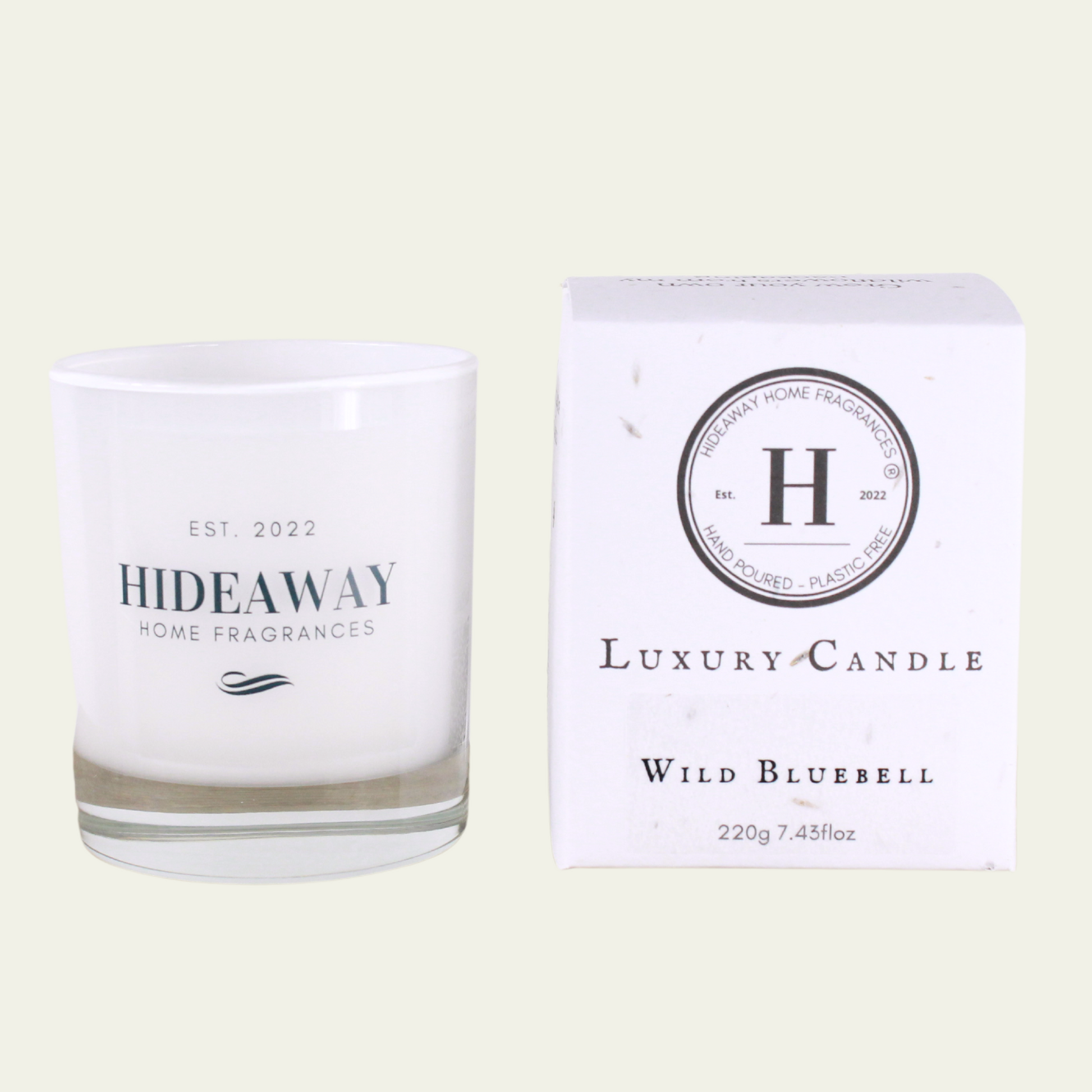 Wild Bluebell Luxury Candle - Hideaway Home Fragrances