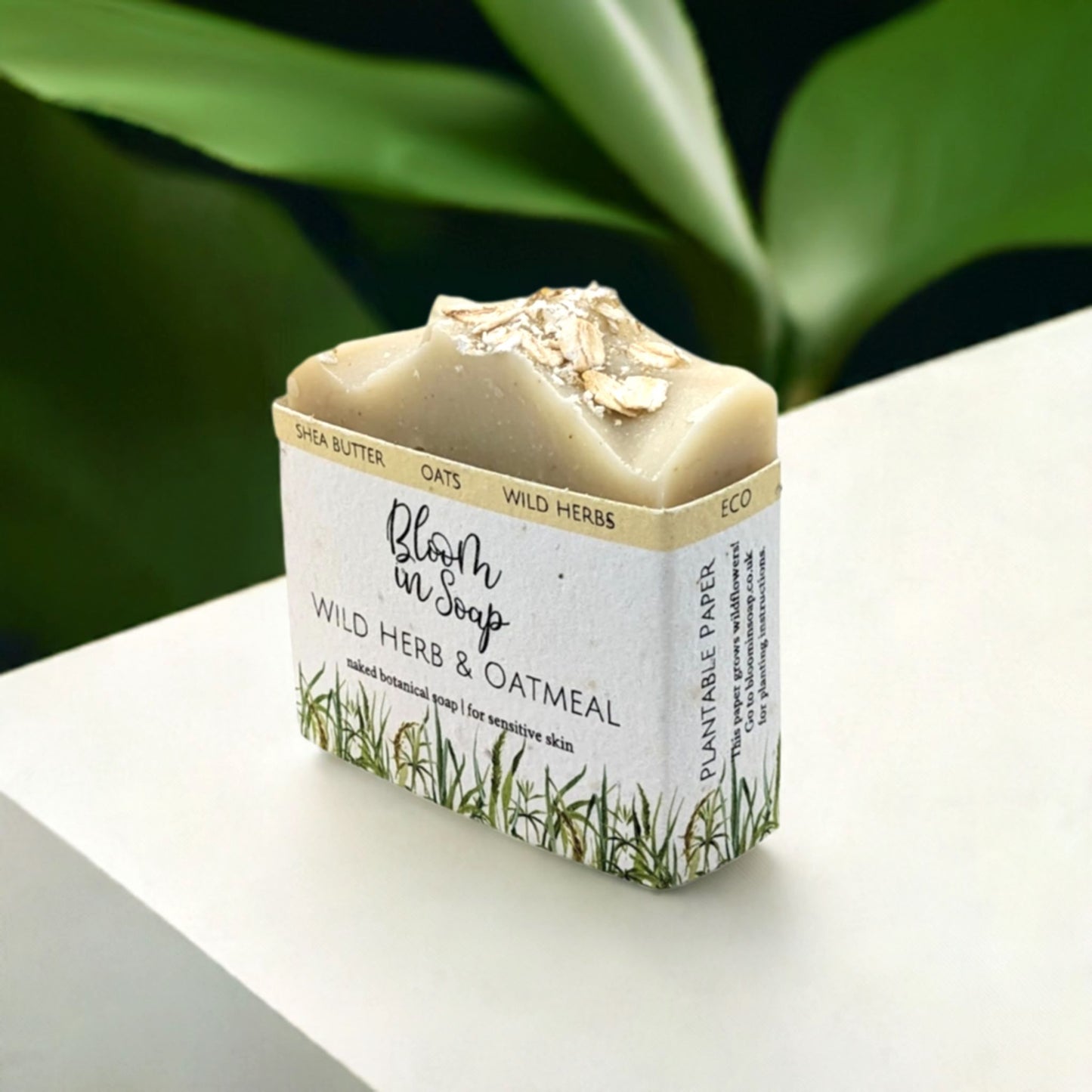 Gentle oatmeal soap bar for dry, sensitive, and allergy-prone skin - Hideaway Home Fragrances