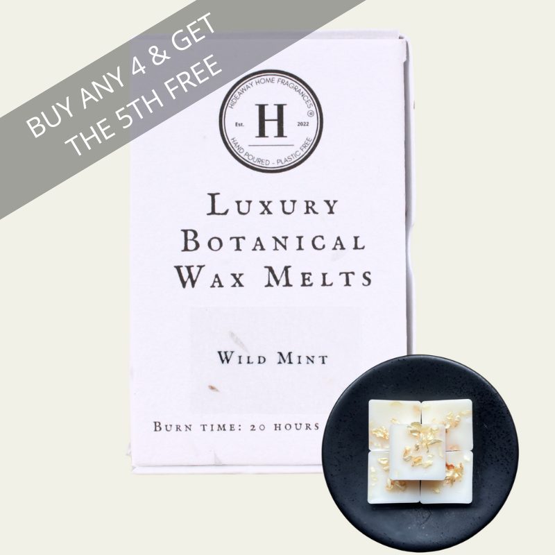 Wild Mint Soy Wax Melts - Hideaway Home Fragrances