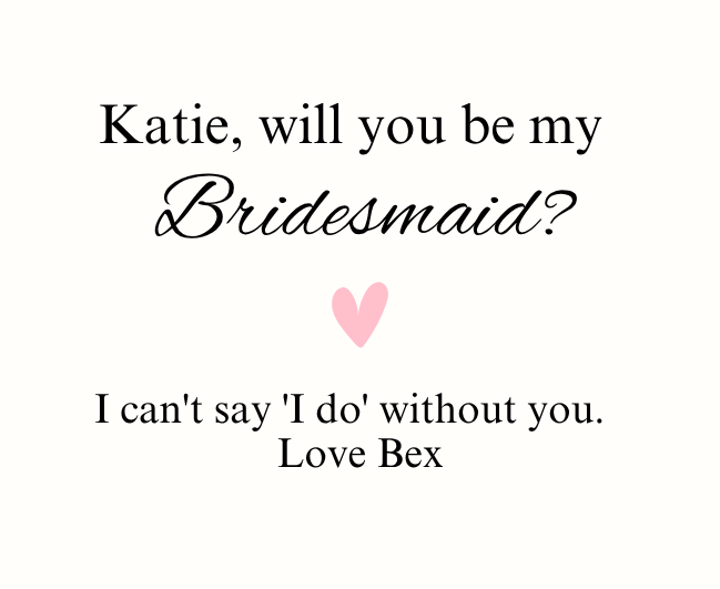 Elegant personalised bridal party invitation gift hamper with a luxury fragrance candle and matching room diffuser – Hideaway Home Fragrances