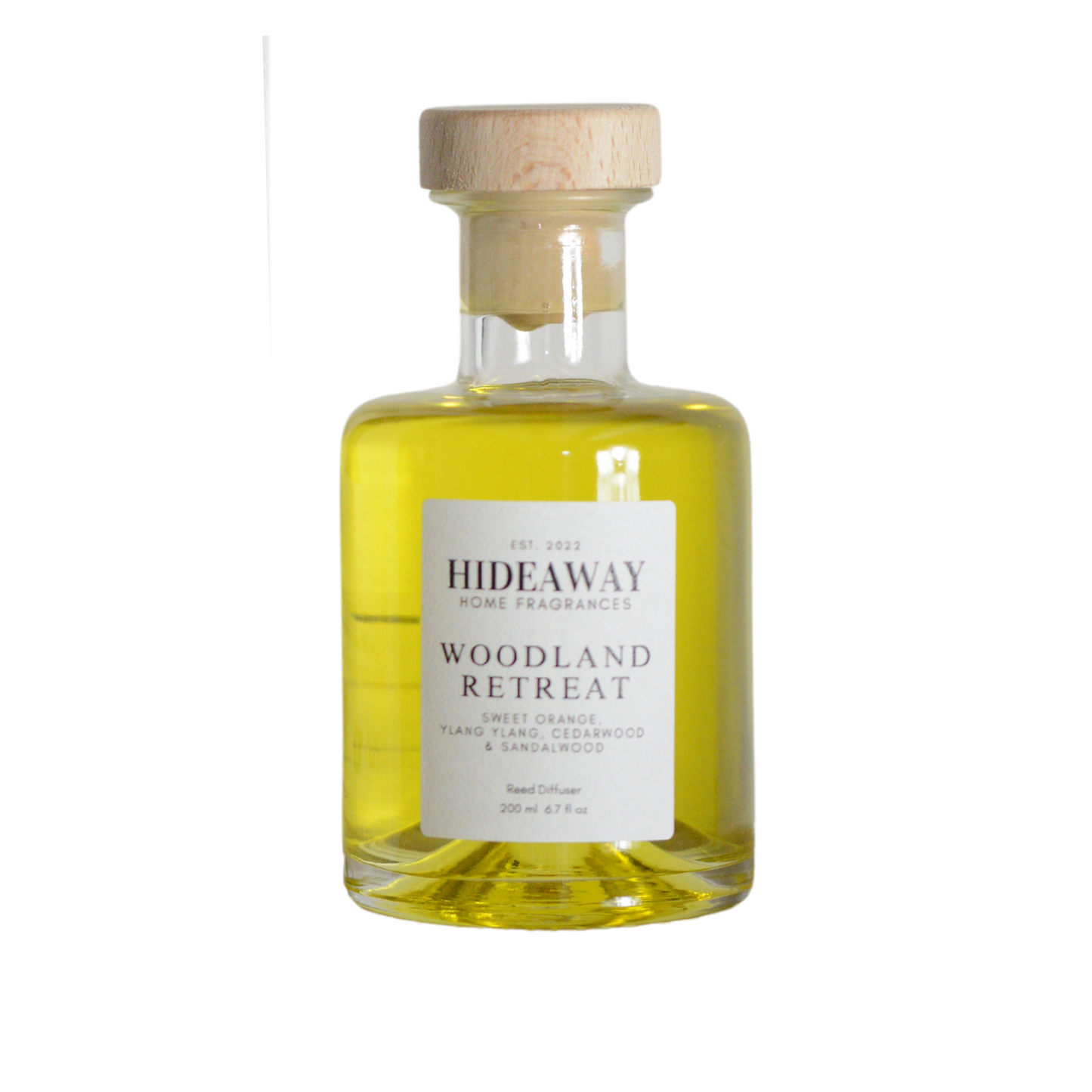 Woodland Retreat Reed Diffuser to soothe your spirit and invigorate your space - Hideaway Home Fragrances