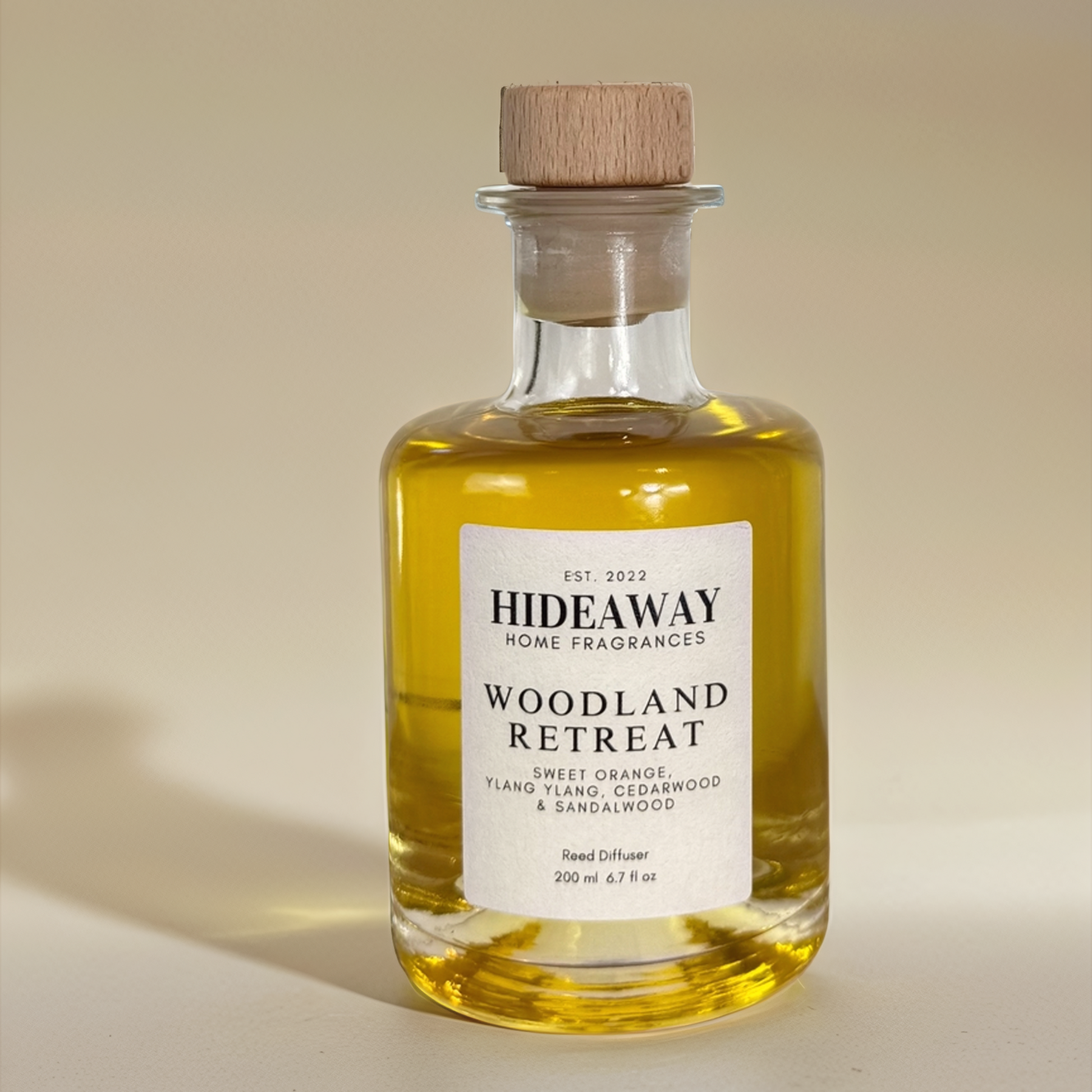 Floral and grounding 200ml reed diffuser for mental clarity and calm – Hideaway Home Fragrances