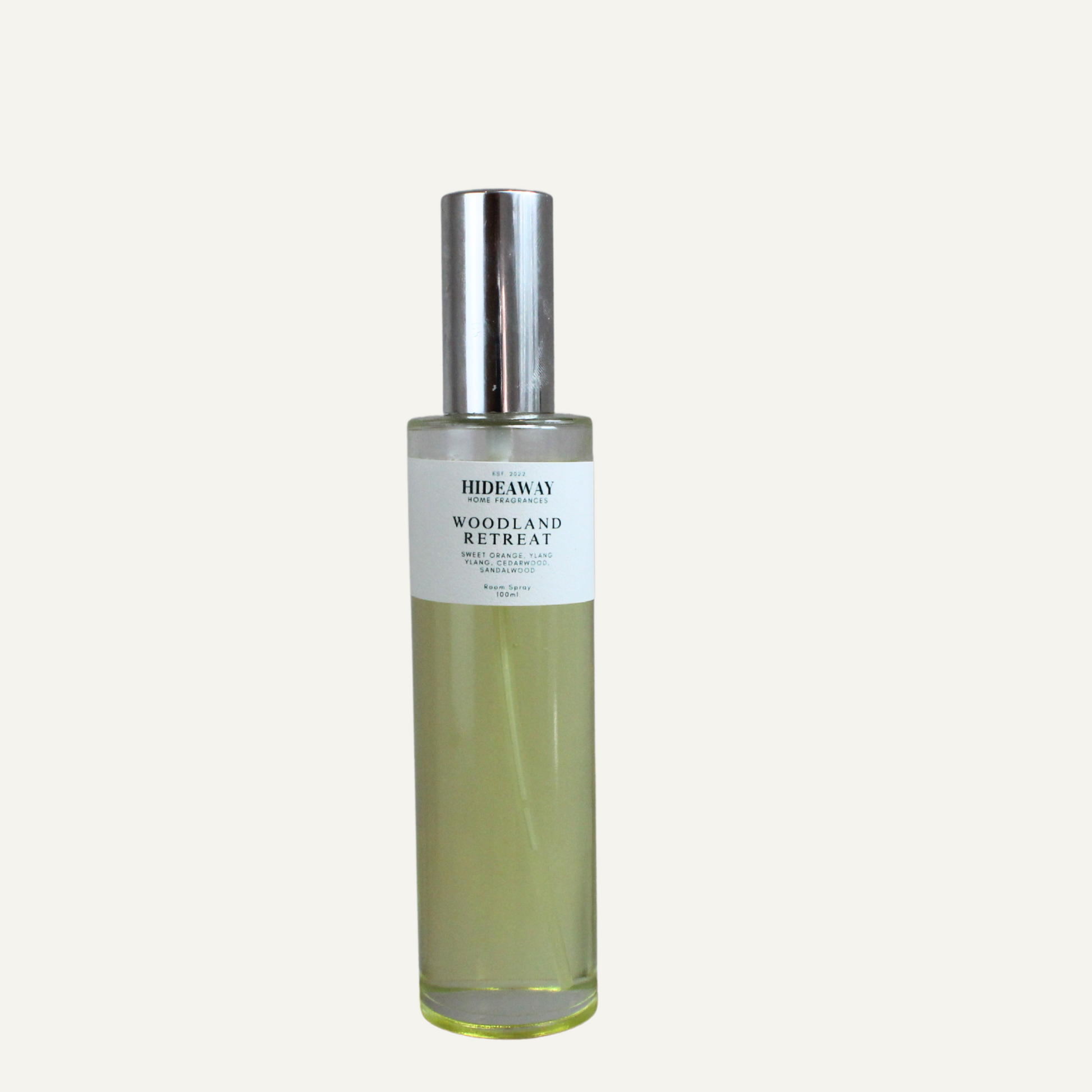 Floral and woody room spray for grounding and relaxation - Hideaway Home Fragrances