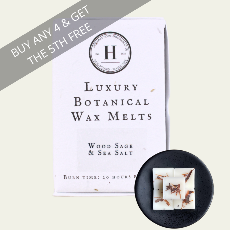 Wood Sage & Sea Salt Soy Wax Melts - Hideaway Home Fragrances