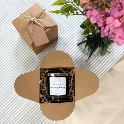Thoughtful personalised candle to honour and support soon-to-be parents – Hideaway Home Fragrances