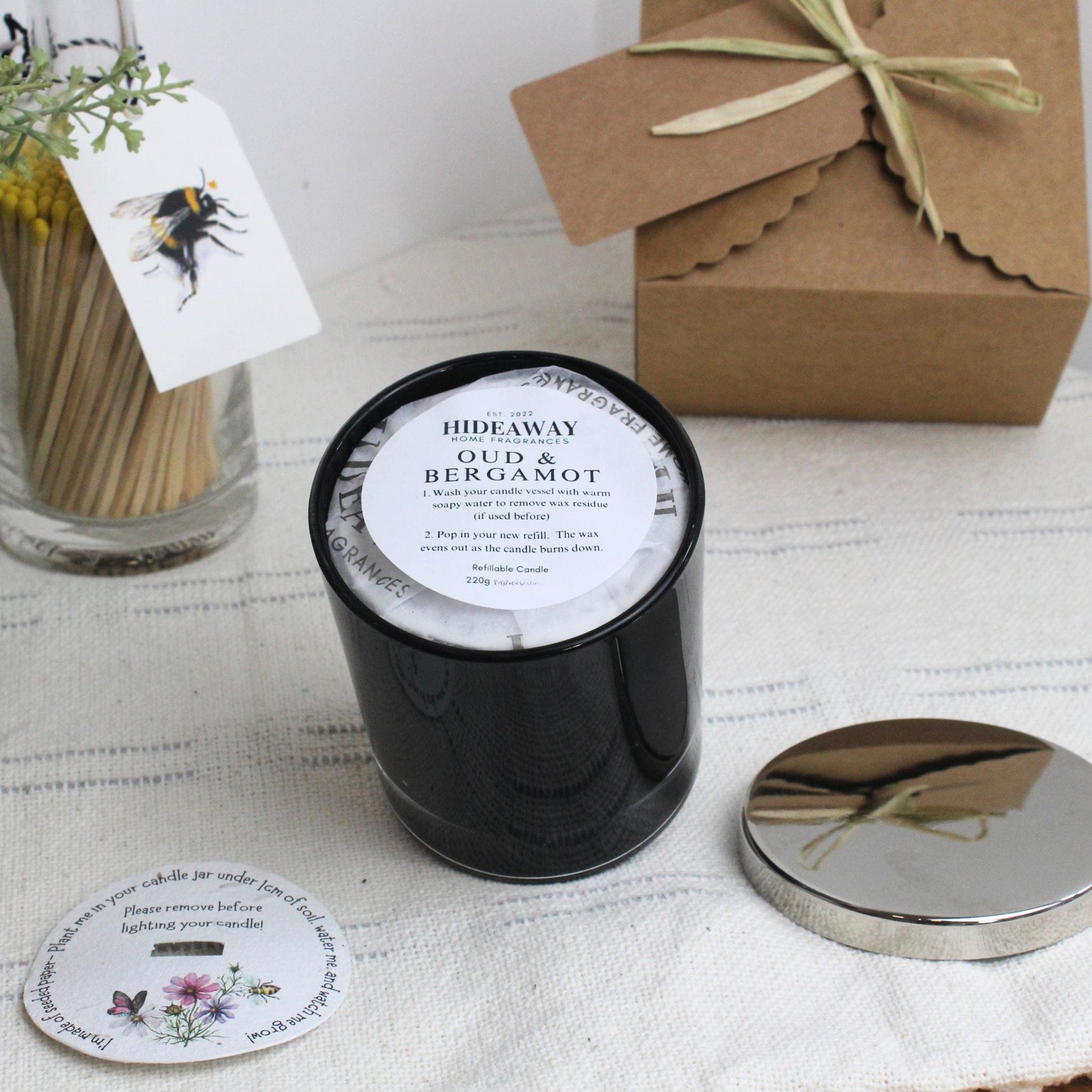 Eco-friendly candle refills – sustainable way to enjoy your favourite fragrance again and again - Hideaway Home Fragrances