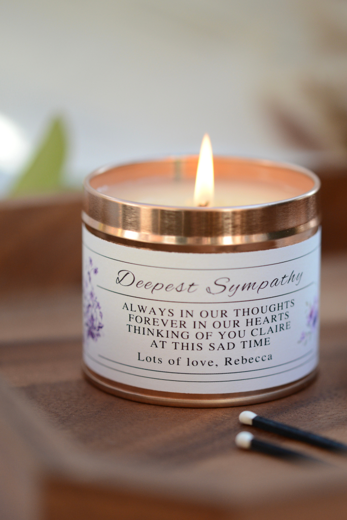 Deepest Sympathy Candle Gift - Hideaway Home Fragrances