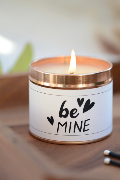 Funny Romantic Candle Gift - Be Mine - Hideaway Home Fragrances