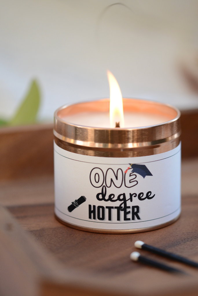 One Degree Hotter - Personalised Candle Gift - Hideaway Home Fragrances