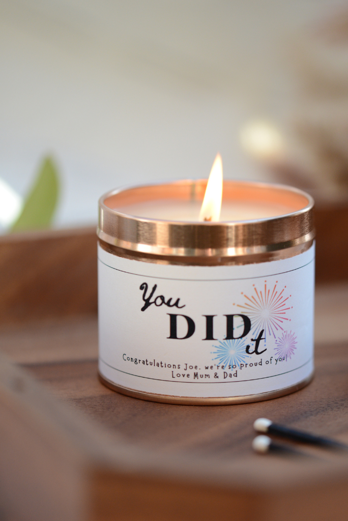Christmas Gifts - Personalised Candle – RISE The Candle Studio